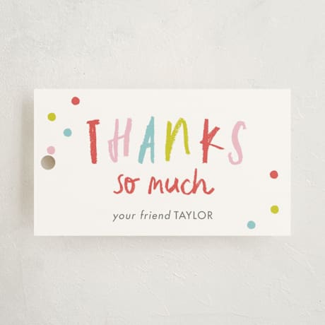 Children's Birthday Party Favor Tags