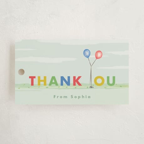 Children's Birthday Party Favor Tags