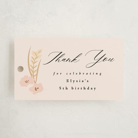 Children's Birthday Party Favor Tags