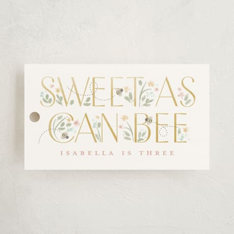 Children's Birthday Party Favor Tags