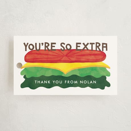 Children's Birthday Party Favor Tags