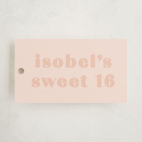 Children's Birthday Party Favor Tags