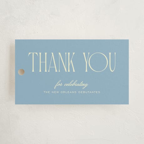 Debutante Party Favor Tags