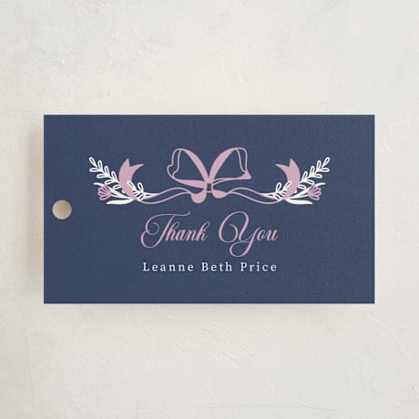 Debutante Party Favor Tags