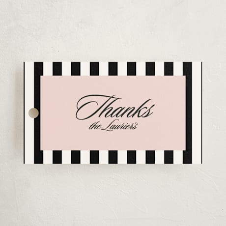 Debutante Party Favor Tags