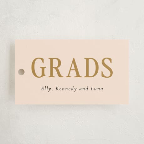Graduation Favor Tags