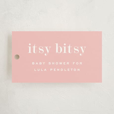 Baby Shower Favor Tags