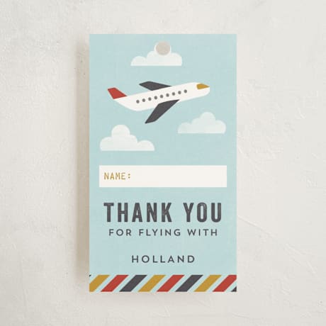 Children's Birthday Party Favor Tags