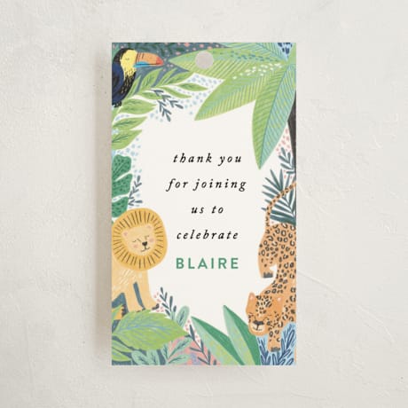 Children's Birthday Party Favor Tags