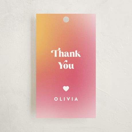 Children's Birthday Party Favor Tags