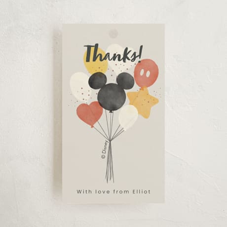 Children's Birthday Party Favor Tags