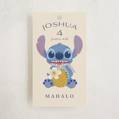 Children's Birthday Party Favor Tags