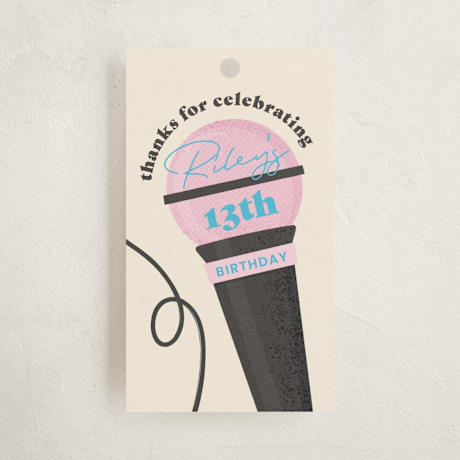 Children's Birthday Party Favor Tags