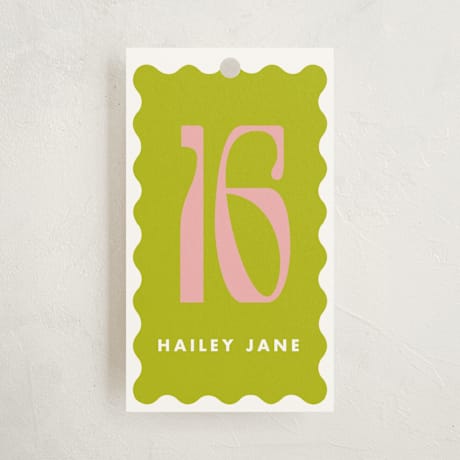 Children's Birthday Party Favor Tags