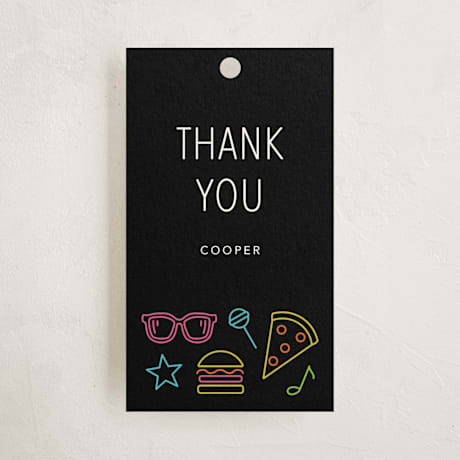 Children's Birthday Party Favor Tags