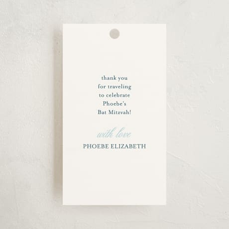 Children's Birthday Party Favor Tags