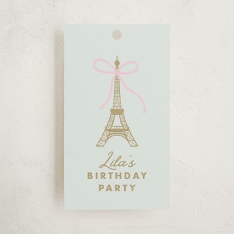 Children's Birthday Party Favor Tags