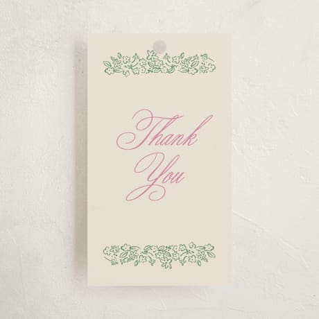 Debutante Party Favor Tags