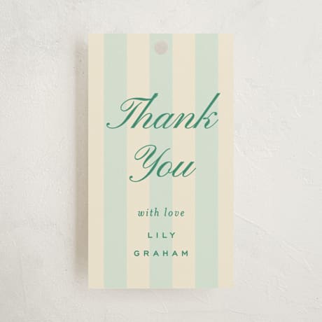 Debutante Party Favor Tags