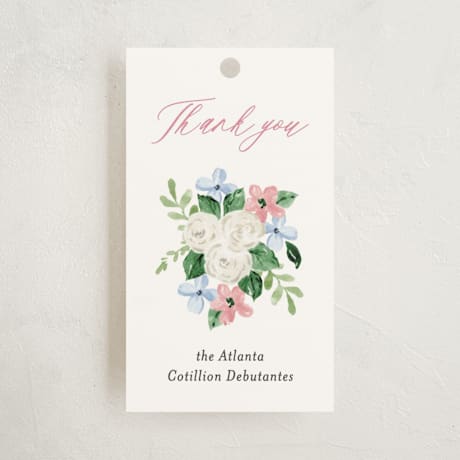 Debutante Party Favor Tags