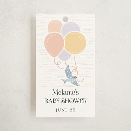 Baby Shower Favor Tags