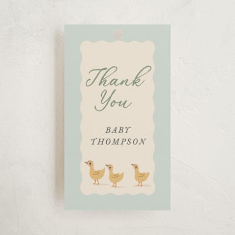 Baby Shower Favor Tags
