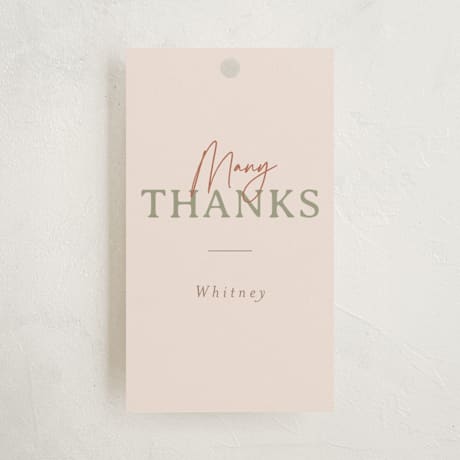 Baby Shower Favor Tags