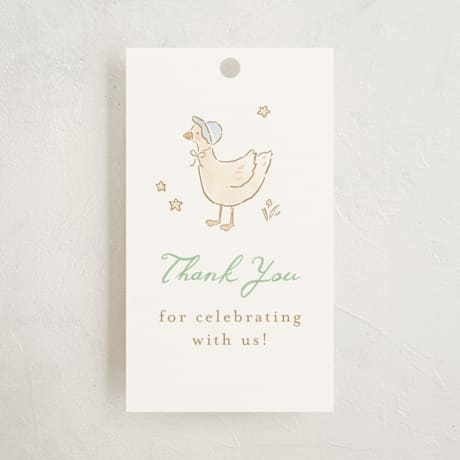 Baby Shower Favor Tags