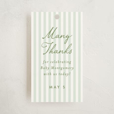 Baby Shower Favor Tags