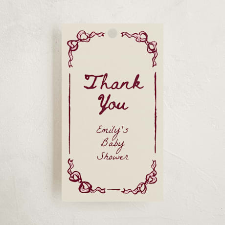 Baby Shower Favor Tags