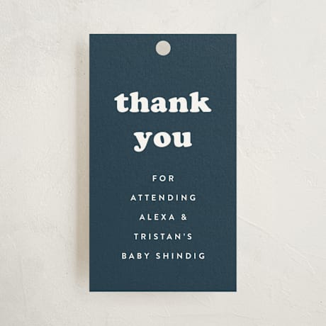 Baby Shower Favor Tags
