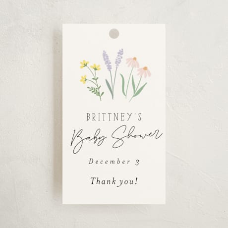 Baby Shower Favor Tags