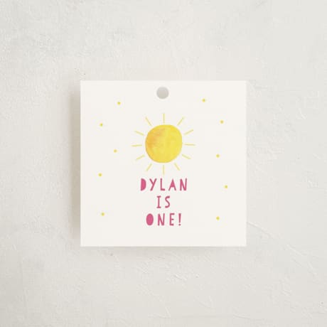 Children's Birthday Party Favor Tags