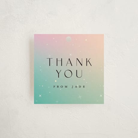 Children's Birthday Party Favor Tags