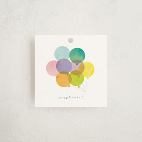 Children's Birthday Party Favor Tags