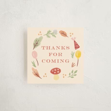 Children's Birthday Party Favor Tags