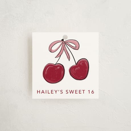 Children's Birthday Party Favor Tags