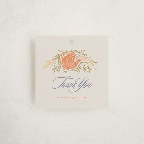 Debutante Party Favor Tags