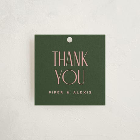 Debutante Party Favor Tags