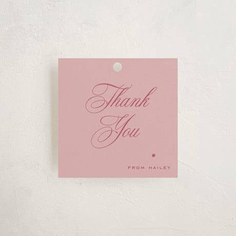 Debutante Party Favor Tags