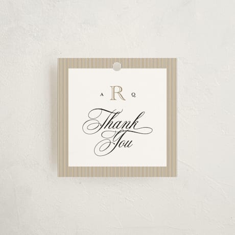 Debutante Party Favor Tags