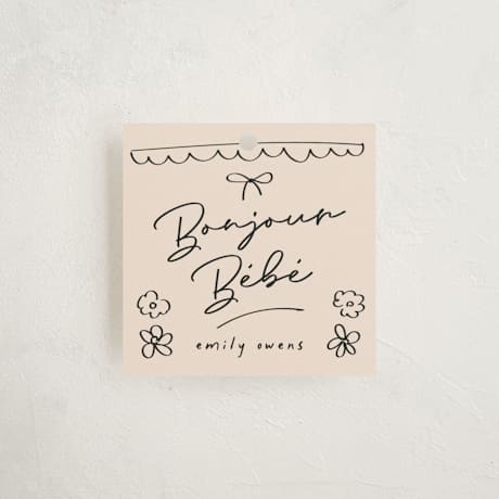 Baby Shower Favor Tags