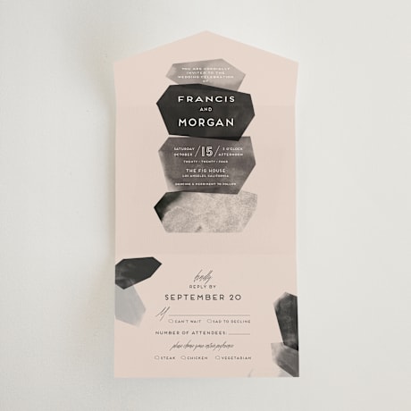 All-in-One Wedding Invitations