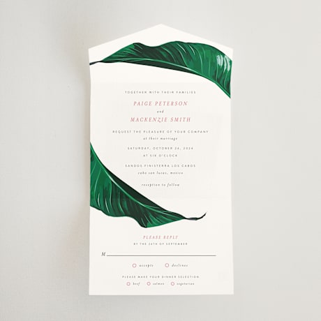 All-in-One Wedding Invitations