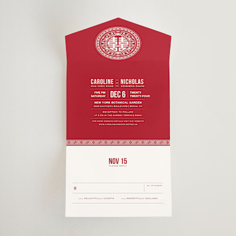 All-in-One Wedding Invitations