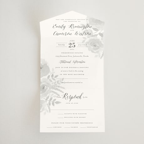 All-in-One Wedding Invitations