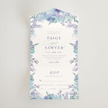 All-in-One Wedding Invitations