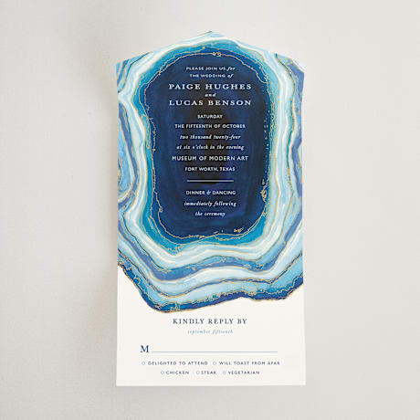 All-in-One Wedding Invitations