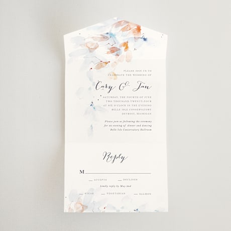 All-in-One Wedding Invitations