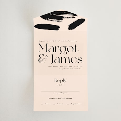 All-in-One Wedding Invitations